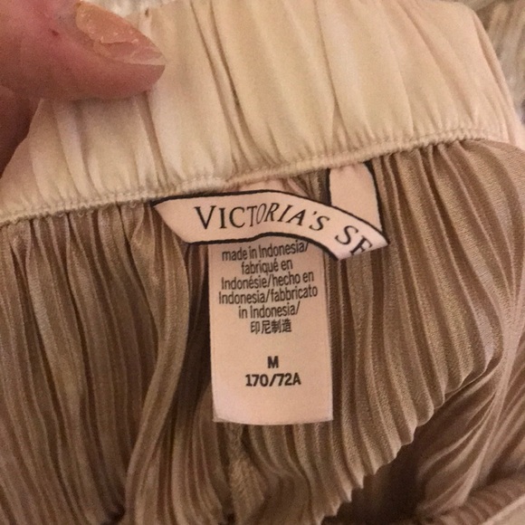 Gold Victoria Secret Pajama Bottoms - Picture 5 of 5